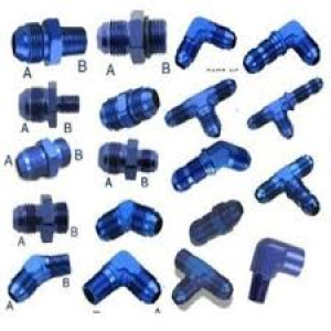 aluminium fitting (blue)